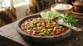 Biar Nggak Pahit dan Tetap Hijau Segar, Ini Trik Jitu Bikin Sambal Petai Teri yang Nagih Banget!