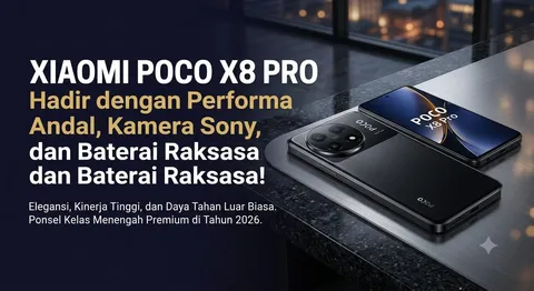 Bawa Baterai 6.500 mAh dengan Fast Charging 100W, Xiaomi Poco X8 Pro Siap Jadi Raja Baru HP Kelas Menengah
