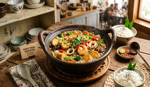 Nagihnya Kebangetan! Rahasia Resep Sapo Tahu Seafood ala Chinese Resto