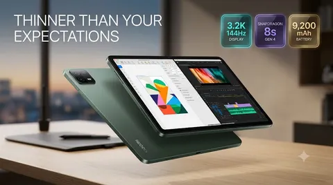 Nggak Perlu Mahal Beli Laptop, Tablet Tipis 5,75 mm dengan Layar 3.2K 144 Hz Ini Dibanderol Rp7 Jutaan Saja