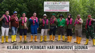Sambut Hari Mangrove Sedunia 2026, Kilang Plaju Ubah Hutan Desa Sungsang Jadi Benteng Karbon dan Ekowisata