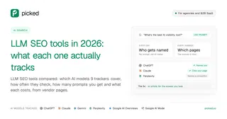 LLM SEO tools in 2026: what each one tracks