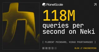 118M Queries per Second on Neki