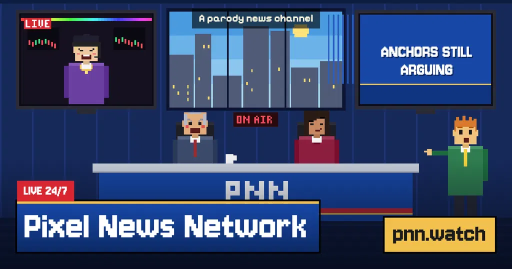 Parody News Channel: Five AI Anchors, Real Headlines