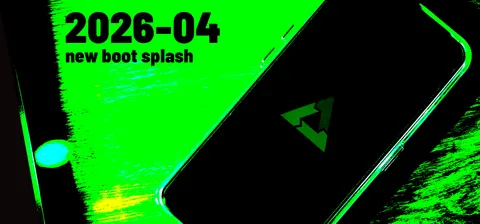 postmarketOS in 2026-04: new boot splash