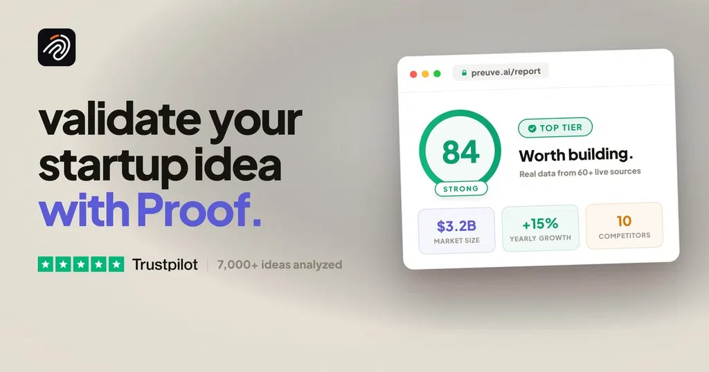 Show HN: Preuve AI, stress-test your startup idea before you build