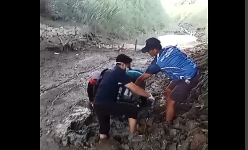Mayat di Sungai Babakan Sutamaja Brebes Gegerkan Warga