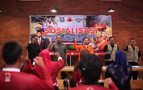 Antisipasi Banjir Margadana, Kelompok Relawan Banteng Siaga Resmi Dibentuk di Kota Tegal