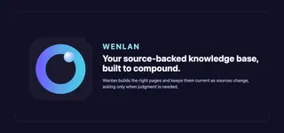 Show HN: Wenlan – a living wiki AI keeps current without overwriting your edits