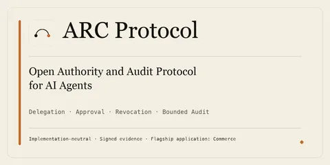 Show HN: Arc – Delegated authority and audit for AI agent actions