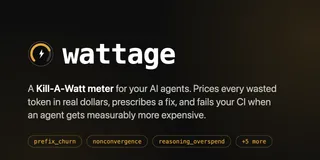 Wattage: A token-spend profiler and cost-regression gate for AI agents