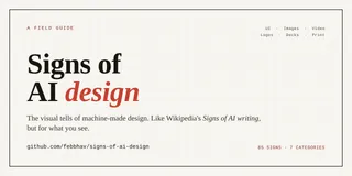 Signs of AI Design Slop