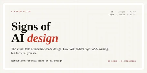 Signs of AI Design Slop