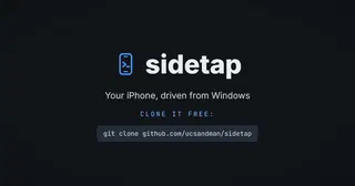 Show HN: SideTap – an LLM drives a real iPhone from Windows, no Mac or jailbreak