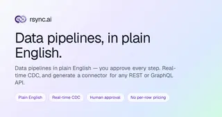 Show HN: Rsync.ai – self-hosted CDC and ETL/ELT, source-available (ELv2)