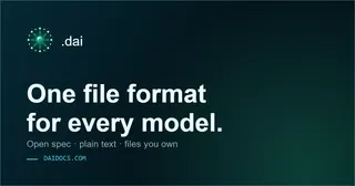 DaiDocs: AI memory as a plain-text file format, not a service