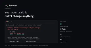 Show HN: 'behaviour-preserving' AI refactors were not