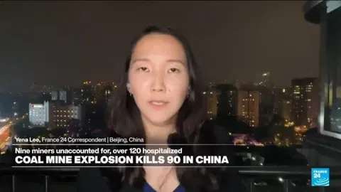 Deadliest coal mine explosion in China in years kills 90 people, state media say