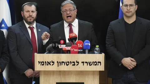 Far-right Israeli security minister Ben-Gvir banned from French territory: FM