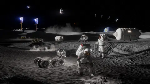 NASA lays out moon base plans including buggies, landers and drones