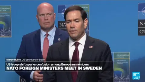 REPLAY: US Secretary of State Marco Rubio speaks to the press at NATO meeting