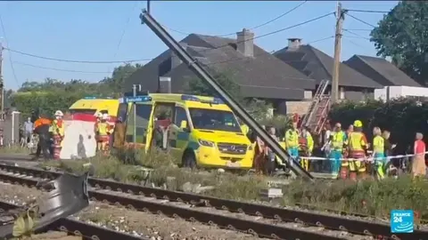 'Europe grieves with Belgium' following fatal crash between train and school bus