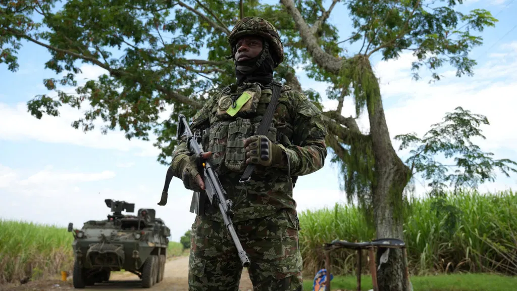 Clashes between armed groups in Colombia kill at least 52 guerrillas on eve of election