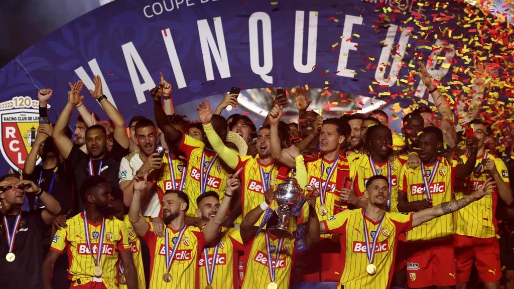 Lens clinch first-ever Coupe de France triumph after seeing off Nice