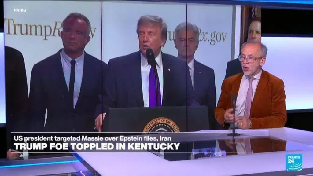 Kentucky primary shows Republicans who criticise Trump 'signing death warrants'