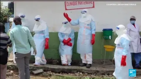 Congo protesters set fire to Ebola treatment tents in dispute over victim's body