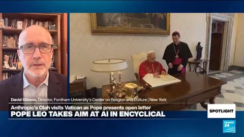 Pope Leo takes aim at AI in encyclical