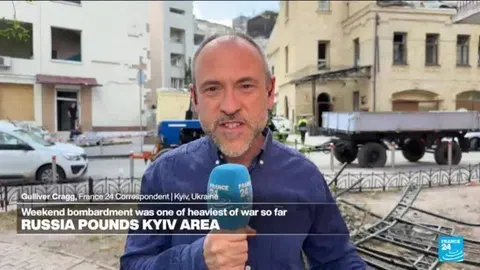 Ukraine: Kyiv residents endure 'worst night of the year' over the weekend