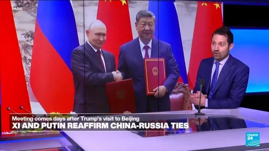 Xi hails China’s ‘unyielding’ ties with Russia as Putin visits Beijing