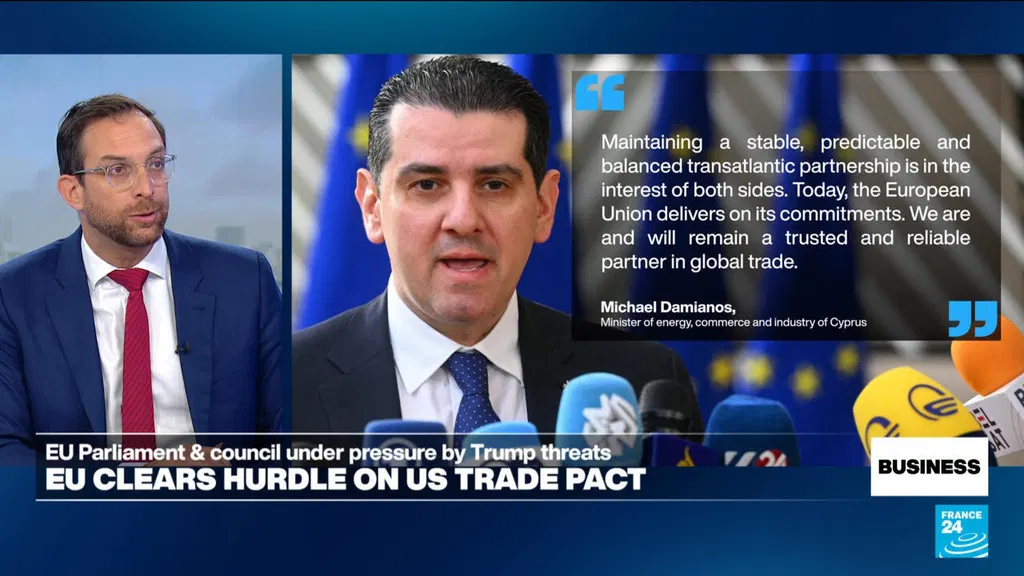 EU makes headway towards ratifying US trade deal, under pressure from Trump