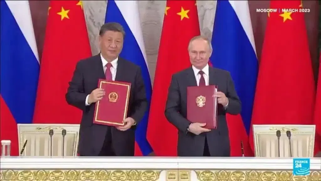 What will Russia and China's leaders discuss over two-day visit?