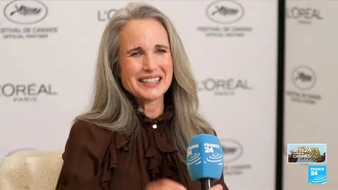 Andie MacDowell on timeless beauty at the Cannes Film Festival