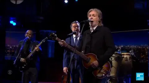 Paul McCartney helps Stephen Colbert say goodbye to 'Late Show'