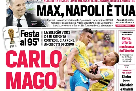 Today’s Papers: Ancelotti magic with Brazil, Ekhator for Juventus
