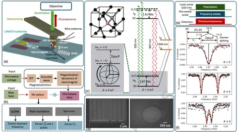 Nanomagnets control diamond qubits, pointing to more scalable quantum hardware