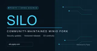 Show HN: Silo – S3-compatible object storage, a maintained fork of MinIO