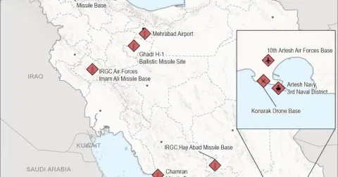 US military strikes Iranian missile sites in southern Iran, rattling crypto markets