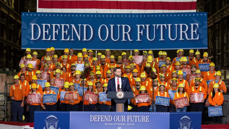 JD Vance, Ohio Figures Give Rousing Middletown Speech on Manufacturing Investments