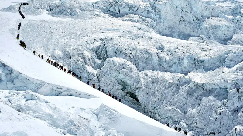 Record number of climbers summit Mount Everest from Nepali side despite overcrowding concerns