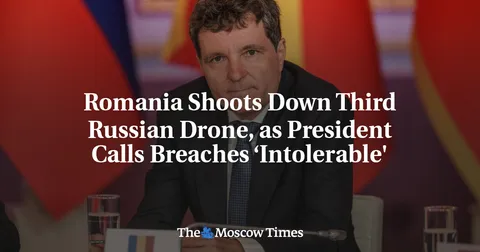Romania Shoots Down Third Russian Drone, as President Calls Breaches ‘Intolerable'