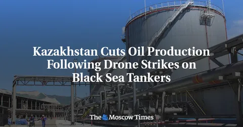 Kazakhstan Cuts Oil Production Following Drone Strikes on Black Sea Tankers