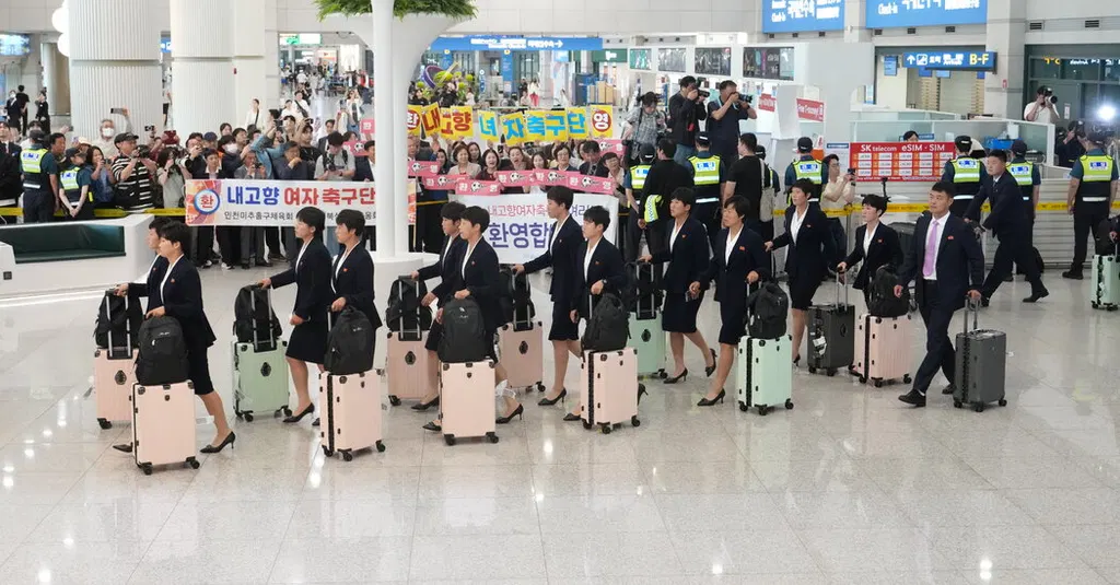A North Korean Soccer Team Makes a Rare Visit to South Korea