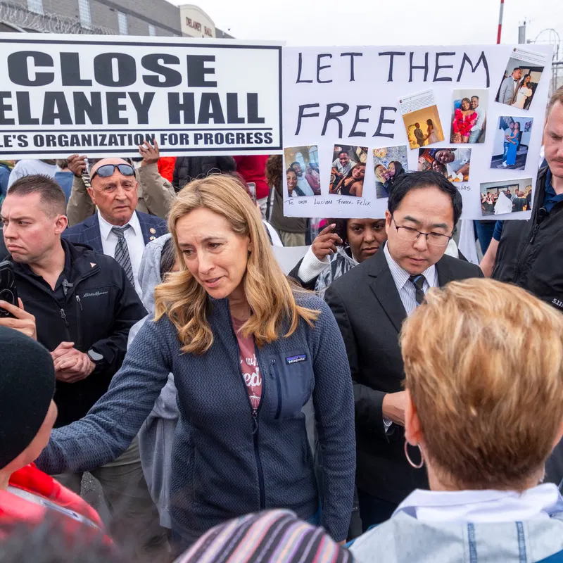 Gov. Sherrill Demands Access to ICE Facility as Hunger Strike Widens