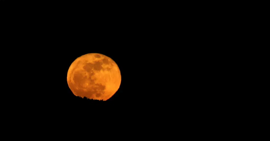 The Blue Micromoon Rises in Sunday’s Early Skies