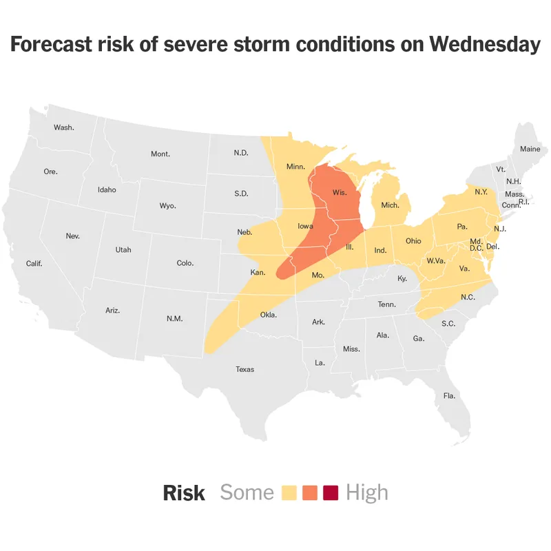 Storms Knock Out Power for Hundreds of Thousands in the Midwest