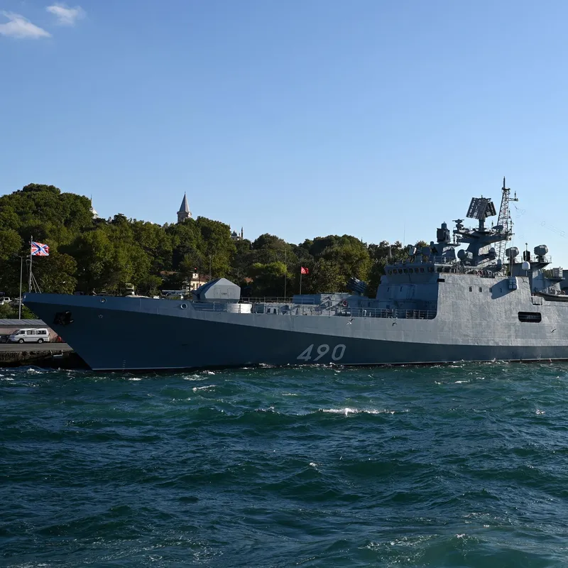 Russian Navy Ship Accused of Firing Warning Shots at U.K. Yacht